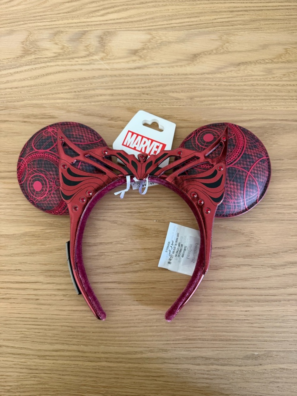 Disney Parks Marvel Scarlet Witch Loungefly Mickey Mouse Ear Headband